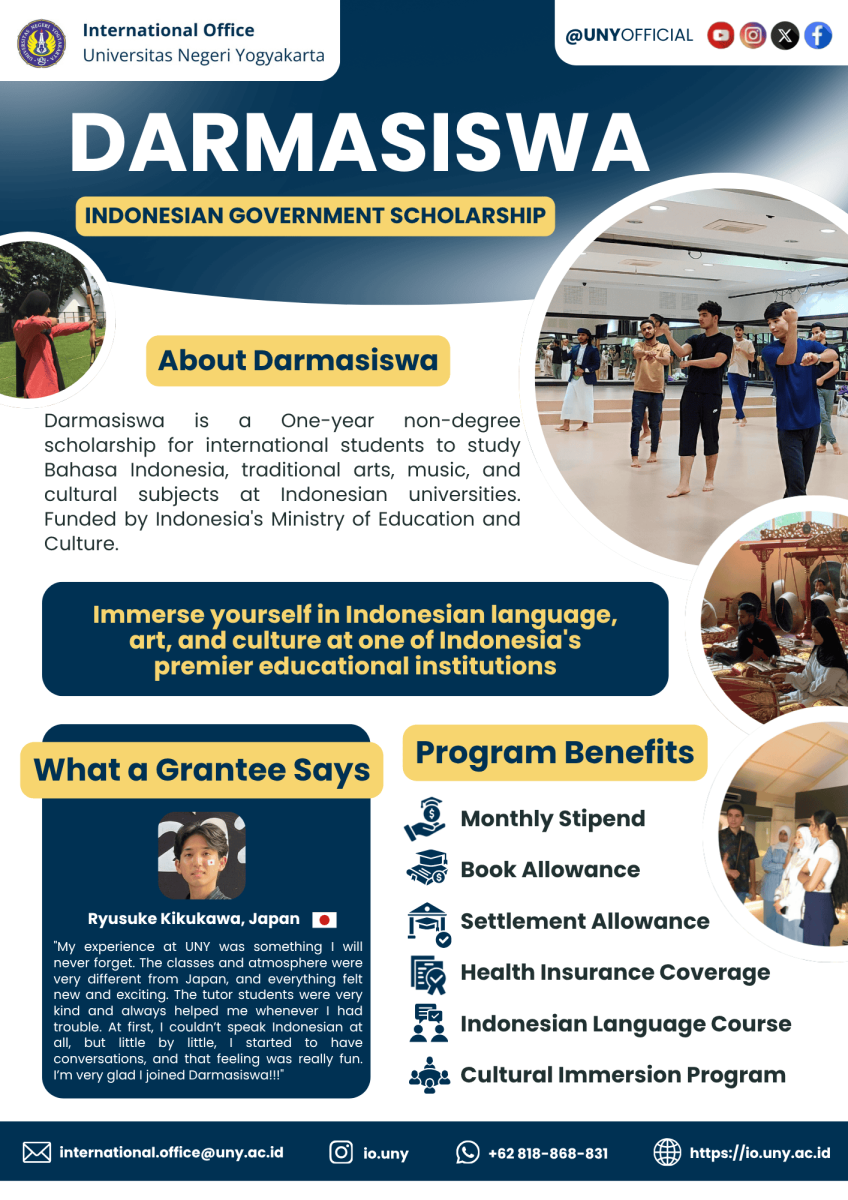 Darmasiswa 2026 Official Poster